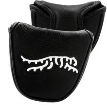 1pc Abstract Tiger Golf Club Head Cover, Golf Putter Cover, Fashionable Golf Club Protector, Suitable For Male And Female Golfers, Provides Best Protection For Your Golf Club Golf Accessories - Black - View 2
