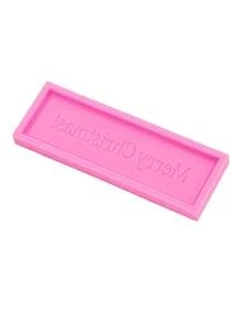 2pcs/Set Liquid Silicone Material Silicone Mold English Letter Merry Christmas! Happy New Year! Square Chocolate Mold Suitable For Christmas And New Year - View 9
