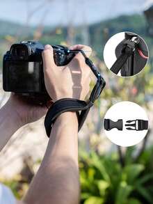 Photographer Camera Wrist Strap, Neoprene Quick Release Wrist Strap, Suitable For DSLR, Mirrorless And Film Cameras, Minimalist Vintage Style Camera Grip Accessory - Multicolor - View 1