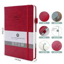 A5 Size 2027 English Calendar Loose-Leaf Refill Pages, 12 Months Use, 180 Sheets/360 Pages, Planner Refill, Daily Schedule Planner Replacement Pages, Includes 2027 Calendar, Monthly Plan, Daily Plan, Compatible With Different Loose-Leaf Covers - A5 - View 2