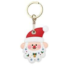 1PC Santa Claus Keychain, Cute Bag Pendant, Christmas Holiday Gift Charm - Multicolor - View 8
