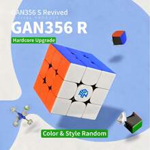 1 buah GAN356M Lite 56mm 3x3 Magnetic Speed Cube, Cocok untuk Anak Laki-laki, Perempuan, Pemula, dan Dewasa, Cocok untuk Kompetisi Edukasi, Hadiah Liburan dan Ulang Tahun GAN356 - MultiWarna - View 6