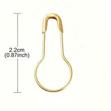 120Pcs Colorful Gourd Safety Pins, Bulb Shape Pins For Sewing DIY Craft - Multi-color-120pcs - View 3