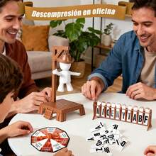 Western Word Guessing Hangman Desktop Game, Multi-Player Interactive Educational Board Game, Birthday Gift, Holiday Gift, Party Fun Small Gift - Multicolor - View 3