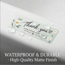 500Pcs Thank You Sticker Roll 6 Styles Pastel Floral Fruit Self-Adhesive Labels, Decorative Packaging Sealing Stickers For Small Business Gift Bags Envelopes Handmade Goods Party Favors - Multi-color - View 4