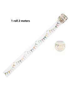 1 Roll 2m PET Vintage Cute Star Pattern Decorative Washi Tape For Scrapbooking And Collage - JD640 - View 12
