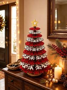 Christmas Tree Decoration, Desktop Decor, DIY Creative Gift, Christmas Decoration Gift, Home Decor, Create Holiday Atmosphere, Best Choice For Christmas Gifts For Family, Friends And Classmates - Multicolor - View 1