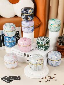 WGROOM 1pc/Set Home, Dining Room, Living Room, Kitchen Iron Storage Canisters For Storing Grains, Dried Fruits, Candy, Biscuits, Bread, Suitable For Outdoor, Weddings, Parties, Gifts, Birthdays Back To School - Multicolor - View 6