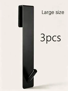 Stainless Steel S-Shaped Shower Towel Bar, Suitable For Glass Doors, Bathroom Bathrobe Hooks, Wall-Mounted Coat Rack, Clothes Hanger, Hooks, Hangers, Room Decor, Behind-The-Door Clothes Rack, Wall Rack, Bathroom Storage - Multicolor - View 14