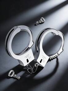 Plastic Handcuffs, Cosplay Costume Prop, Role Play Stage Performance Game Accessory, Portable Novelty Holiday Party Small Gift, Halloween Costume Prop, Fun Gift For Friends (Product May Have Slight Surface Imperfections During Production, But It Does Not Affect Normal Use) - Multicolor - View 13