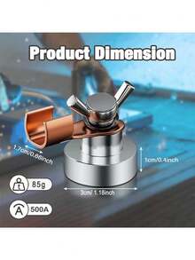 Magnetic Grounding Clamp For Welding, Welder Magnetic Grounding Clamp, Efficient Welding Support And Connection Grounding Fixture - A - View 4