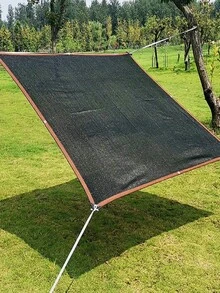 12 Pin Shade Net 90% Shade Rate, HDPE UV Protection Shade Cloth, Outdoor Privacy Fence Screen For Greenhouse, Garden Patio, Lawn, Dog Kennel, Pergola Porch, Easy Installation - Includes Pull Cord - View 4
