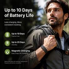 JIAYAOO Screen-Free Fitness Band For Men And Women, Lightweight Wellness Tracker With Heart Rate And Sleep Tracking, 10-Day Battery Life, App-Based Activity Insights, Minimalist Smart Bracelet For Daily Wear,Compatible With IOS & Android - View 10