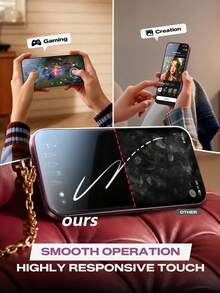 3PCS Full Coverage Tempered Glass Screen Protector, Anti-Collision, Anti-Scratch, Smooth Surface, Easy Installation, Crystal Clear, Smooth Touch, 9H Hardness, Compatible With IPhone Duo/18 Pro Max/18 Pro/18/17e/17 Pro Max/17 Pro/17 Air/17/16 Pro Max/16 Pro/16 Plus/16/15 Pro Max/15/14/13/12/11 And Other Models. Compatible With Iphone Screen Protector. - Clear - View 3