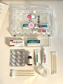 Visual Pill Organizer Set, 7-Day 2-Dose Large Capacity Pill Storage Box, 14 Colorful Compartments, Reusable Travel Medication Organizer, Suitable For Small Daily Items, Ideal For Health-Conscious And On-The-Go Users, Essential Medical Accessory, Back To School, Christmas, Student Essential - Multicolor - View 4