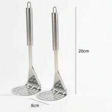 Potato Masher & Potato Ricer - Silver - View 12