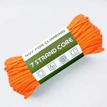 Tali Paracord Poliester Kekuatan Tinggi 30m/Inti 7 Untai 1181,1 Inci, Tali 4mm, Kekuatan Tarik 249,48KG, Cocok Untuk Kerajinan DIY, Berkemah, Pakaian, Dekorasi (Tidak Cocok Untuk Terjun Payung Dan Olahraga Ekstrem Lainnya) (Tersedia Dalam Set) - Putih - View 17