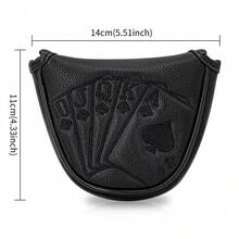 Sarung Kepala Stik Golf Motif Kartu Poker J, Q, K, Pelindung Stik Golf, Penutup Kepala Stik Golf - Bahan PU Bordir Halus, Cocok Untuk Sebagian Besar Stik Golf, Pilihan Hadiah Terbaik - MultiWarna - View 10
