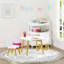 Kids Tables & Chairs - White - View 6