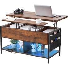 Sofa & Console Tables - Brown - View 10