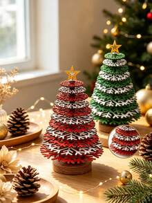 Christmas Tree Decoration, Desktop Decor, DIY Creative Gift, Christmas Decoration Gift, Home Decor, Create Holiday Atmosphere, Best Choice For Christmas Gifts For Family, Friends And Classmates - Multicolor - View 4