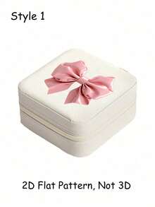 Portable Jewelry Box,Jewelry Storage Box,Jewelry Packaging Gift Box, Necklace Earring Box, High-Capacity Ring Earring Small Jewelry Storage Box - Multicolor - View 13