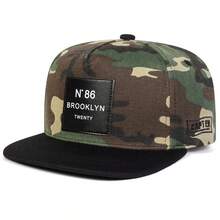 1pc Men's Brooklyn Baseball Cap, Fashionable & Casual, For Outdoor Activities, Adjustable, For Spring/Autumn Traveling, Beach Vacation Street - Multicolor - View 6