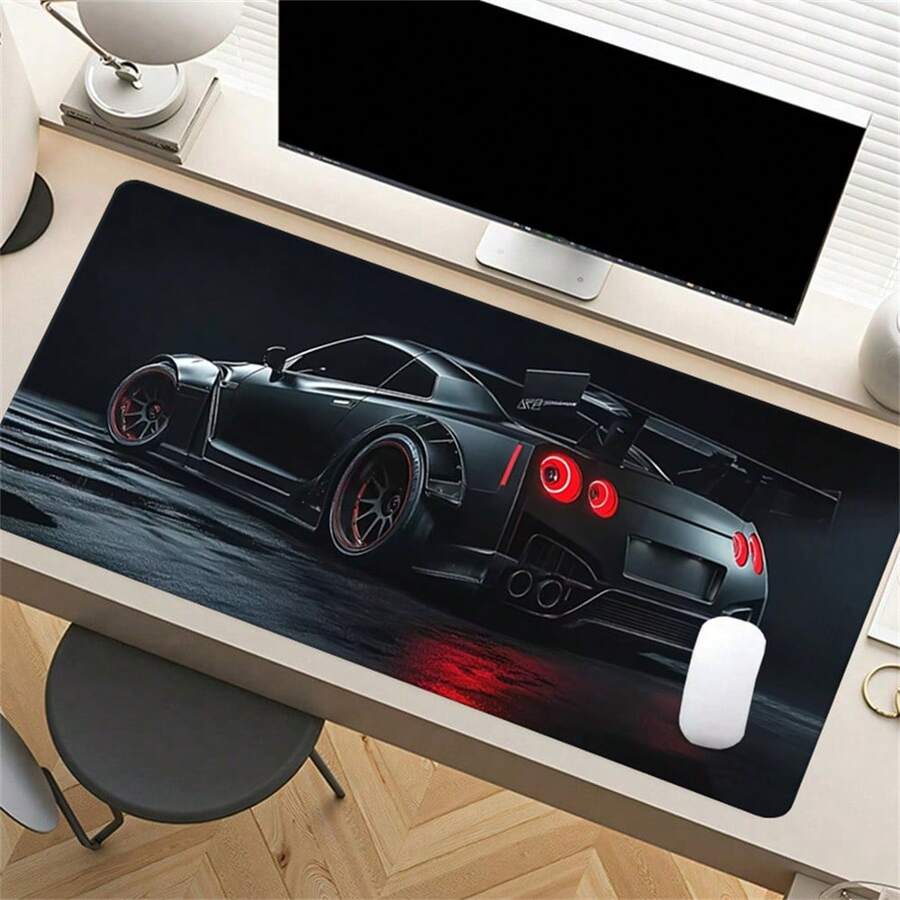 World Map Mouse Pad, Using Rubber Base, Dual Use For Office And Home, The Ideal Gift For Couples, 35.4 X 15.7-Inch Desk And Mouse Pad Set, Large Sized Gaming Mousepad, Suitable As A Birthday And Holiday Gift - View 1