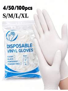 Disposable Black Nitrile Gloves, Suitable For Tattooing, Hairdressing, Pet Care, Kitchen Cleaning, Handicrafts, Home Cleaning And Other Scenarios, Daily Practical Item - Black - View 9