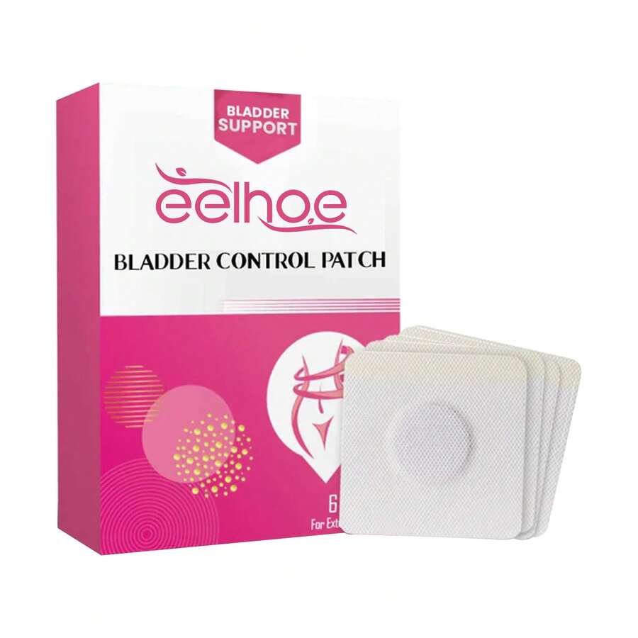Parche para Fugas Urinarias EELHOE Alivia la Fugas Urinarias Posparto en Mujeres, Repara la Enuresis Nocturna y la Micción Frecuente, Parche de Cuidado Anti-Fugas. - Negro - Ver 1