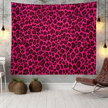 1pc Pink Leopard Print Wall Hanging Painting, Suitable For Bedroom Wall Decor, Living Room, Office And Party Decoration - Multicolor - View 3