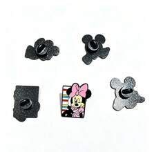 Bros Logam Lucu dan Kreatif Bergambar Karakter Kartun Minnie & Mickey Mouse dari Disney, Aksesori untuk Pakaian dan Tas, Hiasan Lencana Logam Lucu. - MultiWarna - View 6