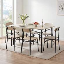 Dining Table & Chair Sets - Black - View 5