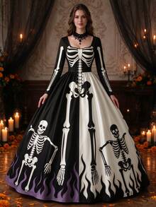 Women Midi Dresses - Black - View 1
