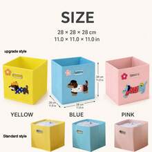 Non-Woven Fabric Storage Box, Foldable Open-Top Clothing Storage Bin, Closet Clothes Organizer Container, Household Closet Miscellaneous Sorting Box, Lightweight Foldable Storage Basket, Bedroom Home Organization Supplies - Multicolor - View 8