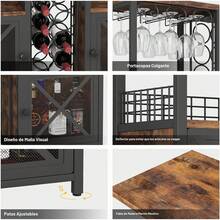 Freestanding Wine Racks & Cabinets - Black - View 2