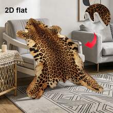 1pc Faux Leopard Print Fur Blanket, Soft & Warm Flannel Throw Blanket For Bed, Sofa, Home Use - Multicolor - View 5