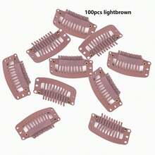 20pcs Rubber Padded Wig Clips, Upgraded 9-Teeth Comfortable Wig Clips, Suitable For Sewing Onto Wigs, Fixing Wig Combs, Wig Hair Clips, Suitable For Women Small Size Wig Clips, Wig And Accessories Clips, Used For DIY Wig Hair Extensions - 9teeth BB Clips - View 19