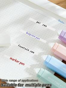 20/10/5 Buah Pita Koreksi Halus & Bebas Kusut untuk Pelajar & Pekerja Kantor, Seri Warna Gradien, Warna Kertas Asli, Tidak Mudah Patah, Mudah Digunakan untuk Sekolah, Musim Kembali ke Sekolah, Belajar, Bekerja, Menulis Jurnal, Mencatat, Ujian, Perlengkapan Rumah & Kantor - Set - View 5
