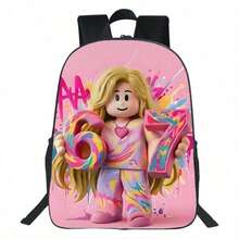 1pc Number 67 Student Campus Backpack, Suitable For Teenagers Boys And Girls, School Supplies Storage Bag, Perfect For Back To School Season, School Days And Other Occasions - A - View 1