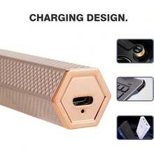 4-In-1 Women's Electric Facial Trimmer, Full Body Hair Remover, Rechargeable, Painless, Eyebrow/Nose/Bikini Hair Trimmer - A - View 8