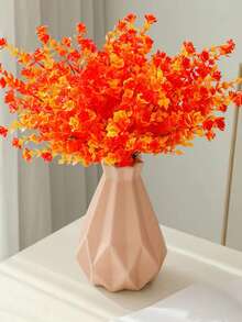 1pc Plastic Flower Vase, Floral Decorative Vase, Minimalist Summer Decor, Suitable For Living Room, Dining Table, TV Stand, Also Suitable For Living Room, Dining Table, Bedroom, Wedding, Modern Minimalist Tabletop Decoration - 3505 - View 8