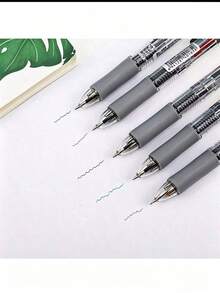 Clickable Multi-Color Ballpoint Pen, 4-In-1 Multi-Function Writing Pen, Stationery, Student Supplies - 4-color Ballpoint Pen + 1 Pencil Lead - View 5
