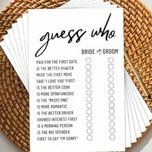 18pcs "He Said, She Said" Game Cards, Suitable For Bridal Shower - Fun Activity For Wedding And Engagement Party, Perfect For Bridal Shower Decoration And Gift. Wedding Party Decoration Cards Party Decorations - View 1