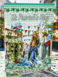 DanSoul 20 Sheets Large St. Patrick's Day Theme Sticker Book, Adult Use, Pre-Cut Dual Material Waterproof Matte PET, Scrapbooking Supplies, Aesthetic Sticker Set, Suitable For Journal Planner DIY Party Art Supplies - Journaling Stickers - View 10