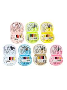 Portable Mini Sewing Kit, Foldable Design, Suitable For Beginners, Travelers And Emergency Clothing Repair; Includes Sewing Supplies And Accessories, Ideal Gift And Travel Essential. - Multicolor - View 5