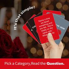 What We've Built Together Couples Relationship Card Game, 180 Unique Conversation Question Cards, Romantic Interactive Table Game, Christmas Game Night, Sweet Christmas Gift, Perfect For Couple Party, Date Night & Holiday Gathering - Multicolor - View 4