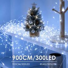 1pc USB Firecracker String Lights, LED Fairy Lights With Bright Silver Metal Wire, 8 Modes Fireworks Lights, Suitable For Valentine's Day, Easter, Christmas Wreath, Party And Wedding Decoration - Multicolor - View 9
