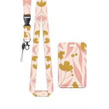1pc Fashion Leopard Print Teacher ID Badge Holder With Detachable Lanyard, Neck Strap For Medical And Office Use, Vertical Business Card Protector, Anti-Drop Key Chain, Camera Pendant, Phone Lanyard, Suitable For Office Workers, Teachers, Nurses, Men And Women - Colorful Version - View 17