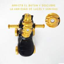 Caballito Montable Con Luz y Sonido Princesa-Príncipe-Sheriff 168D Angelin - Negro - Ver 5